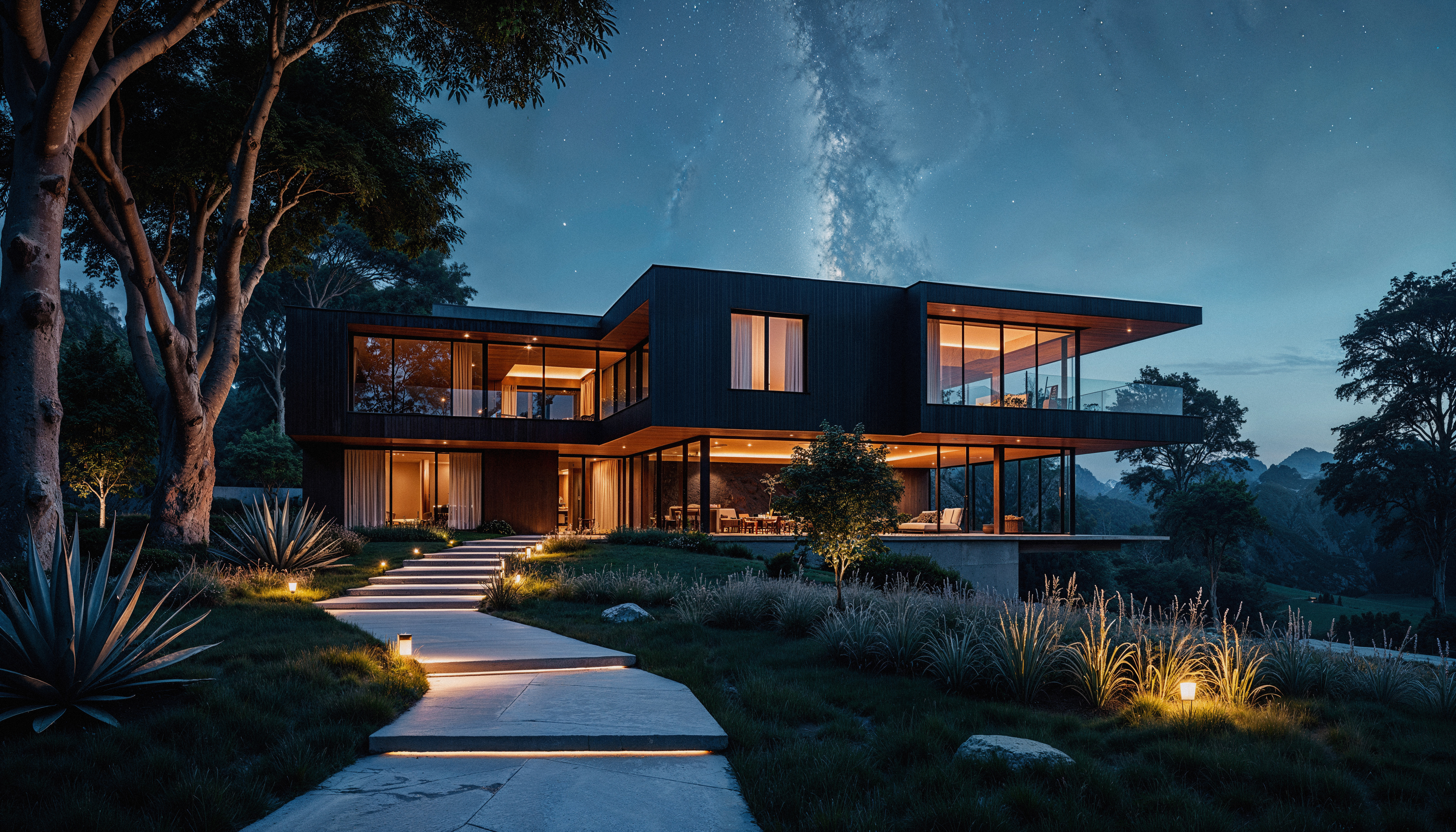 Luxury architecture exterior